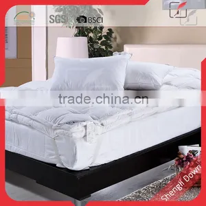Hospital Washed Goose Down Feather Filled Bed Mattress Toppers thumbnail-1