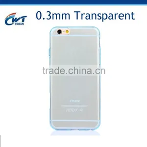 Hot Selling OEM Drop Shipping Tpu Transparet Color Protective Case for Iphone 6/6s thumbnail-2