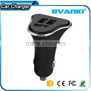2016 Trade Assurance New Design CE RoHS FCC 12V 5.2A Triple Mini 3 Ports USB Car Charger Adapter for Samsung Charger Free Sample Supplier's Choice thumbnail-4