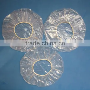 Factory Wholesale Plastic Hotel Disposable Plastic PE Shower Cap thumbnail-2
