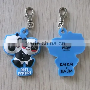 Silicone Customize Panda Designs Zipper Head & Puller thumbnail-1