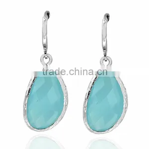 2016 Wholesale Beautiful Pacific Sapphire Opal Stone Fine Earring Delicate Jewelry thumbnail-1