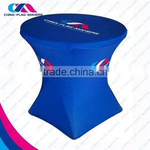 Custom Event Promotion Display Round Table Cover With Elastic thumbnail-1