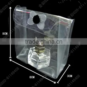 The Most Discounted Price Clear PVC Plastic Mini Cosmetic Bag/ Makeup Packaging PVC Plastic Bag With Cover/ Cap thumbnail-4