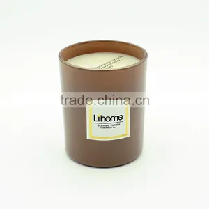 Painted Scented Candle/ Scented Soybean Candle/ Scented Candle in Glass Jar thumbnail-1