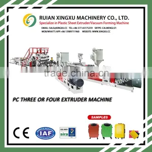 PC Three Screw New Plastic Machine Suitcase Plastic Extruder thumbnail-1