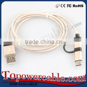 2 in 1 Reversible Design Hi-speed Micro USB 3.1 Type C Male to Standard Type A USB 3.0 Male Data Cable thumbnail-5