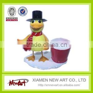 Promotion Duck With Pot Christmas Decoration Sale thumbnail-2