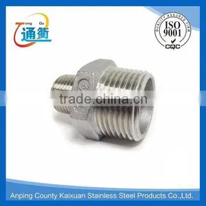 Express Casting Stainless Hexagon Reducing Nipple Fitting thumbnail-3
