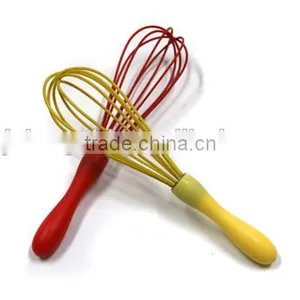 Hot Sale FDA and LFGB Silicone Whisk Silicone Kitchen Utensils for Blending, Whisking, Beating & Stirring thumbnail-1
