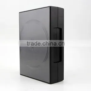 51mm Black DVD Case for 16 DVDs With Tray thumbnail-5