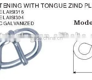 New China Products For Sale Steel Electric Galvanized Rope Shortening With Tongue Zind Plated Cheap Price High Quality thumbnail-3