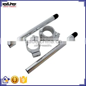 BJ-COHB-043 CNC Billet Aluminium 43mm Motorcycle Clip On Handlebar For Suzuki GSXR750/1100 thumbnail-1