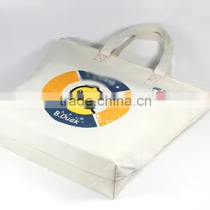 Factory Sale Cheap Canvas Tote Bag With Zipper thumbnail-5