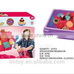 Never Dry Martion Sand in Motion ,cookies Cake Motion Sand With 7 Sand Mold thumbnail-4