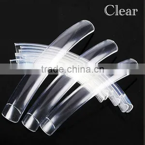 500Pcs/Pack Natural French Nail Tips False Acrylic Full Cover Nail Tips+ 500pcs (10 Different Sizes, Each Sizes 50pcs) thumbnail-1