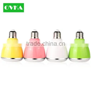 Hot Sale! Wireless Bluetooth LED Bulb With Speaker RGB Smart Phone Controllable E27/ B22 for Smart Home thumbnail-3