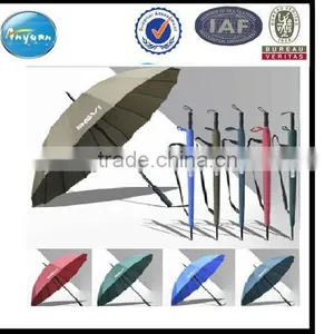 Umbrella With Black U Wood Handle Promotion Umbrella thumbnail-1