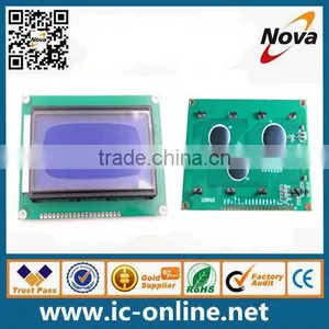 3.3 V Blue Screen LCD12864 LCD Screen With Backlit Serial Parallel Port thumbnail-1