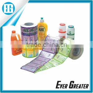 Adhesive Chemical Label Sticker Customized Private Label for Shampoo Bottle thumbnail-1