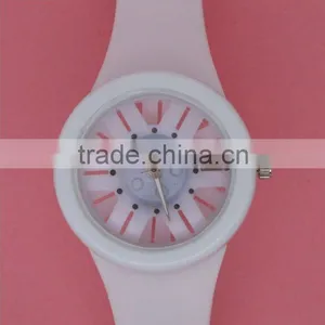 Silicon Watch Wrist Watch White Color thumbnail-1