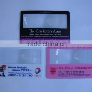 Credit Card Magnifier Promotional Custom Plastic Credit Card Size thumbnail-1