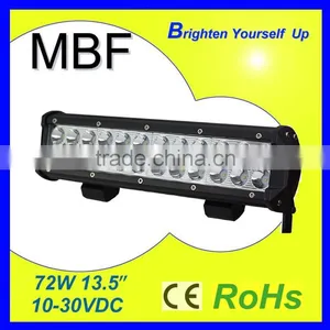 72W Double Row LED Light Bar Off Road LED Light Bar LED Engineering Vehicle Light Bar thumbnail-1