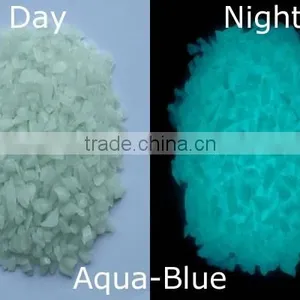 Glow Gravel for Paving, Aqua-blue Glow in the Dark Gravel thumbnail-4