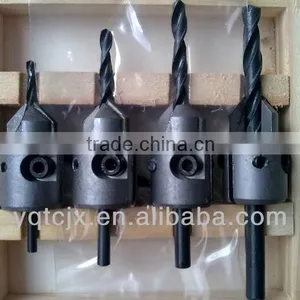 TC-004V Hand Tool Parts 4PCS TCT Carbide Tipped Countersink Drill Bits For Wood Drilling thumbnail-1