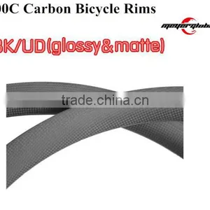 Road Bicycle Wheel Rims 700c 38mm Profile 23mm Width Carbon Road Bike Clincher Wheel Rims Carbon Clincher Wheel Bike Rims thumbnail-3