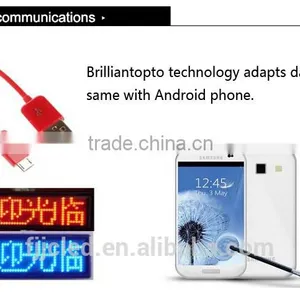 Rechargeable LED Name Tag / LED Name Badge for Moving Text thumbnail-4