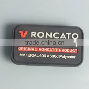 ECO-Friendly PVC Label For Garment, Soft PVC Trademark Brand, PVC Brand Label thumbnail-4
