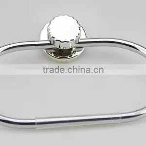 Metal and Zinc Alloy Round Towel Rack Bracket Towel Shelf thumbnail-1