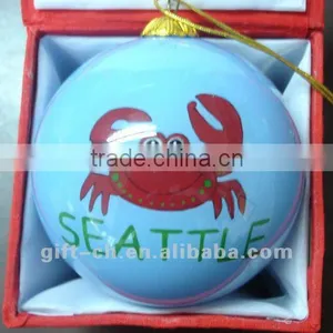 Hand Painted Glass Ornaments thumbnail-1
