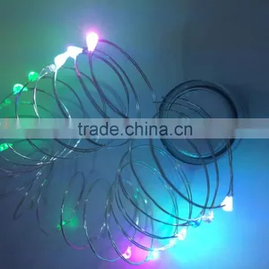 Christmas Party Garden Light AA Battery Dimmable Led String Lights Copper Wire 20ft LED Starry LightCopper Wire LED String Light thumbnail-4