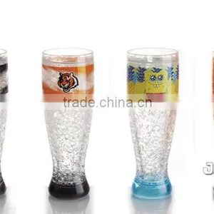2015 Double Wall Gel High Freezer Glass,frosty Glass,ice Glass,pilsner Glass thumbnail-2