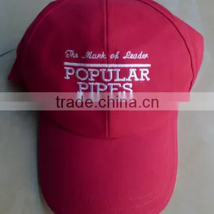 High Quality Custom Embroidered 100% Cotton 6 Panel Baseball Cap thumbnail-1