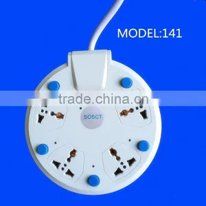 New Electrical Products 5 Gang Circle Multiple ac Power Strip Supply Industrial Electric Switch Outlet Extension Socket Quality Choice thumbnail-2