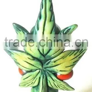 Figurine Shaped Hand Crafted Smoking Pipes - MJ The Leaf Man thumbnail-2