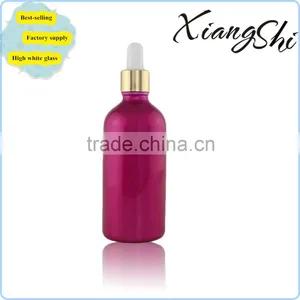 100ml Pink Glass Essential Oil Bottle thumbnail-1