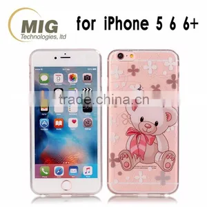 Fasion Design Transparent TPU Phone Case , Sample Free Mobile Phone Case for Iphone 6/6S PLUS thumbnail-1