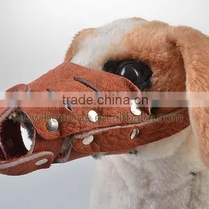 Pure Leather Pet Dog Toe Clip Mask thumbnail-2