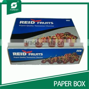 ONE TOP & ONE BOTTOM RECYCLED PAPER FRUIT BOX WITH CUSTOM PRINT thumbnail-2