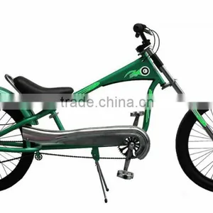 2015 26 Cheap Single Speed Yellow Aluminum Chopper Beach Cruiser Bicycle Made in China thumbnail-4