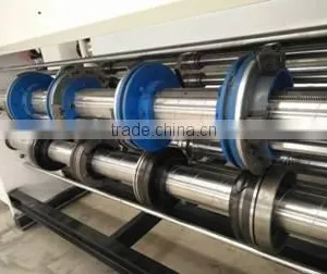 Best Quality XH-1450&2400 Flexo Printing 3 Colors Slotter Die Cutting Machine thumbnail-5