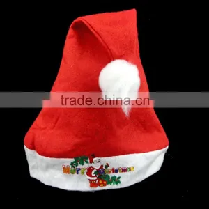 100% Polyester Felt Christmas Hat Santa Caps/Santa Ball Cap thumbnail-2