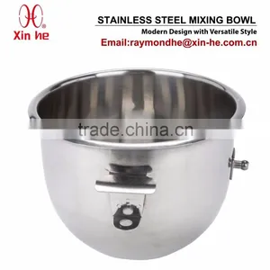 Kitchen Bakery Food Machine Component, Commercial Stainless Steel Mixing Bowl for 10 QT Liters Vollrath Hobart Globe Mixer thumbnail-2