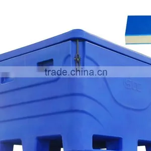 400L Insulated Ice Box for Fish Transport Use on Vessel Fish Store Container Fish Bins thumbnail-5