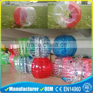 Hot Sale High Quality 100%TPU Inflatable Human Body Adult/kids Body Bubble Ball Inflatable Bumper Ball Football thumbnail-1