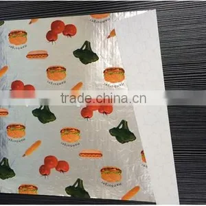 Printed Food Laminate Aluminum Foil Paper Sheet Hamburger Wrapper,paper Foil for Food thumbnail-6